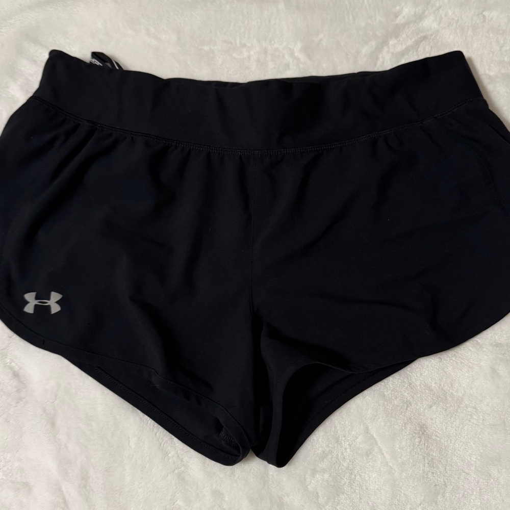Black Under Armour athletic shorts